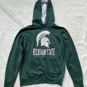 Green Michigan State Hoodie